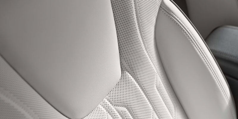 2026 Buick Encore GX premium leather seat close-up