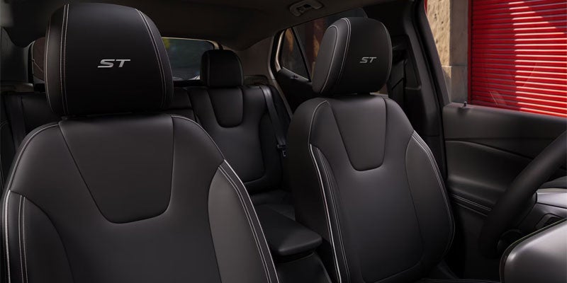 2026 Buick Encore GX ST interior with premium front seats
